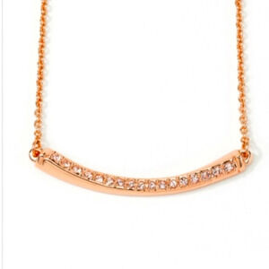 NWT Swarovski rose gold necklace NEW in Box